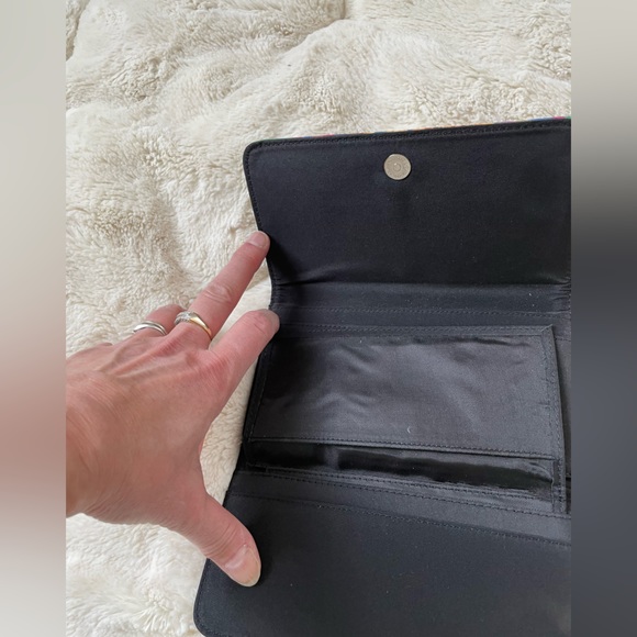 Golden Retriever Mom and Puppy Dog Wallet w Rhinestones Collars NWOT Trifold - Picture 7 of 7